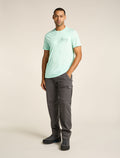 Men’s Merino 150 Tech Lite Short Sleeve T-Shirt Southern Shapes Mint - 4