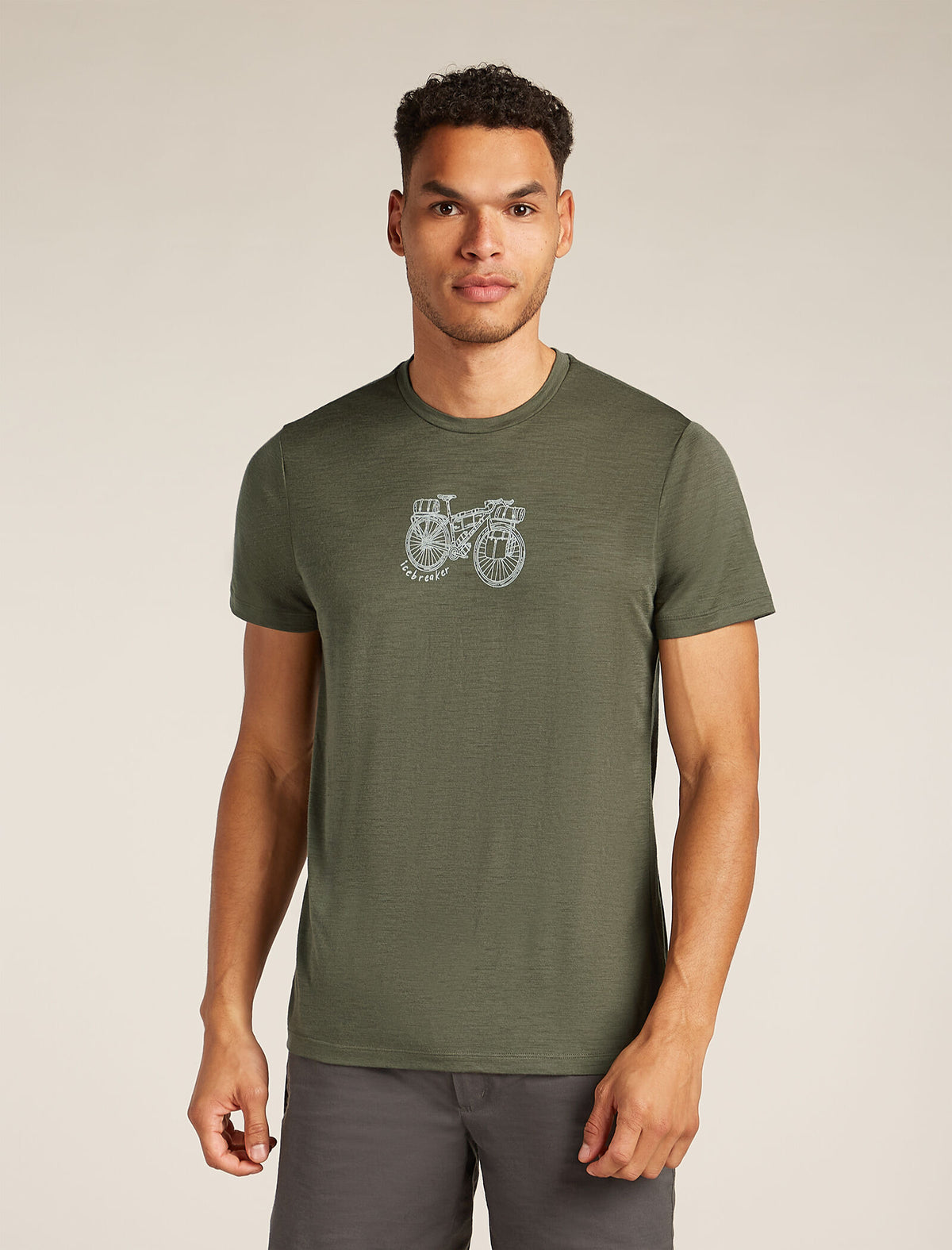 Men’s Merino 150 Tech Lite Short Sleeve T-Shirt Adventure Ride Loden - 1