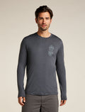 Men’s Merino 150 Tech Lite Long Sleeve T-Shirt IB Solar Obsidian - 1