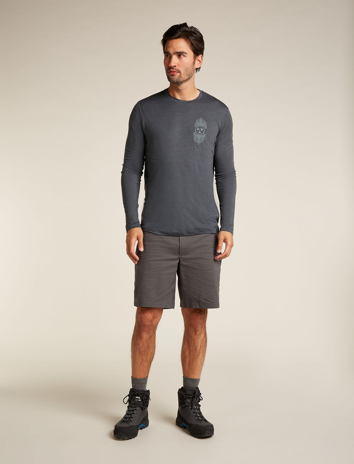 Men’s Merino 150 Tech Lite Long Sleeve T-Shirt IB Solar Obsidian - 3