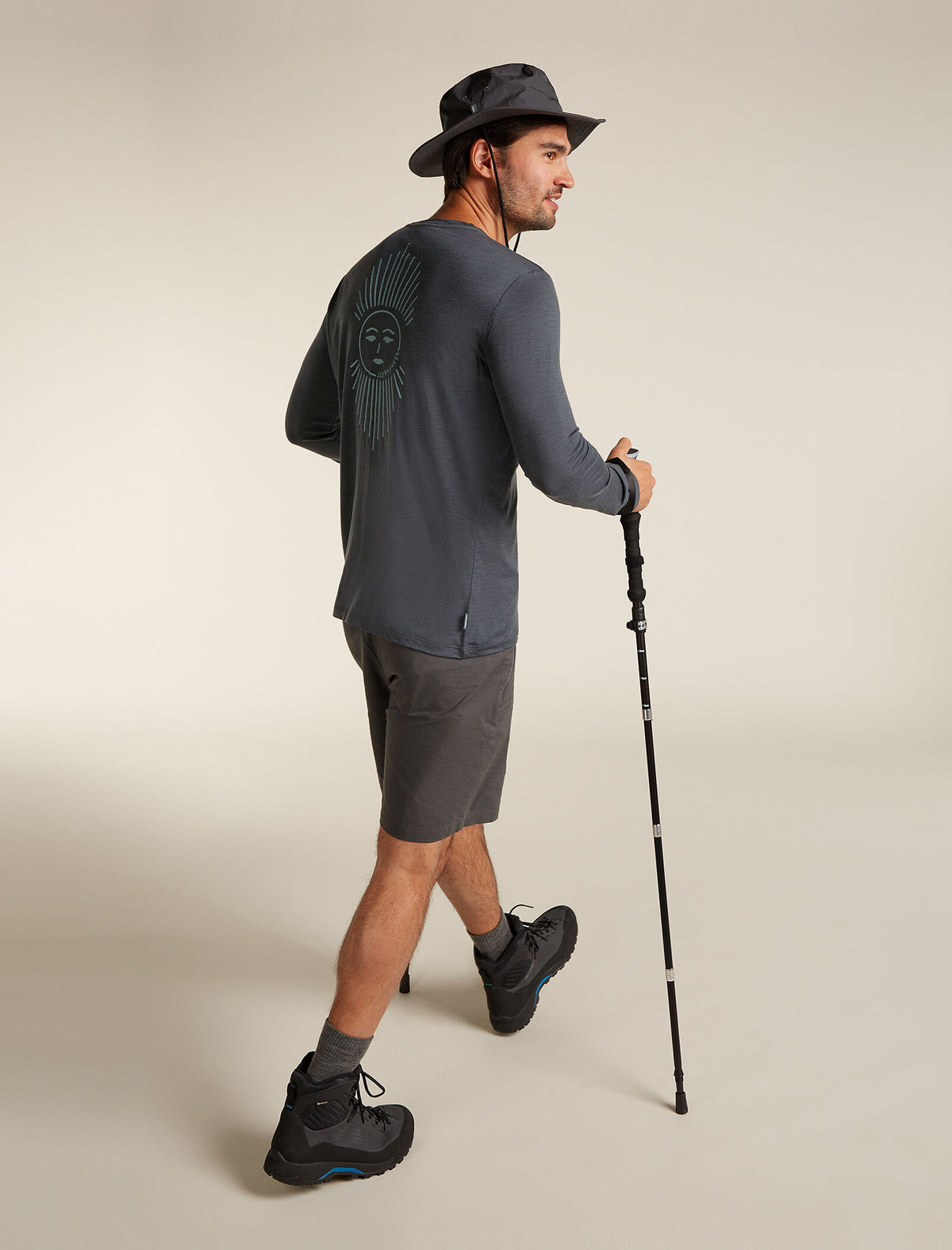 Men’s Merino 150 Tech Lite Long Sleeve T-Shirt IB Solar Obsidian - 4