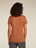 Women’s Merino 150 Tech Lite Short Sleeve T-Shirt Adventure Ride Dusty clay - 2