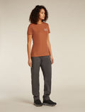 Women’s Merino 150 Tech Lite Short Sleeve T-Shirt Adventure Ride Dusty clay - 3