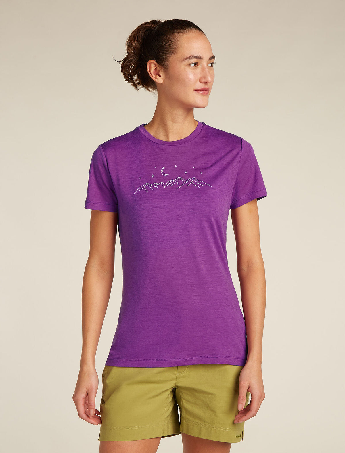 Women’s Merino 150 Tech Lite Short Sleeve T-Shirt Sparkling Stars Passion - 1