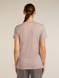 Women’s Merino 150 Tech Lite Short Sleeve T-Shirt Sparkling Stars Pink Quartz - 2