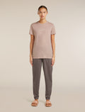 Women’s Merino 150 Tech Lite Short Sleeve T-Shirt Sparkling Stars Pink Quartz - 3