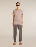 Women’s Merino 150 Tech Lite Short Sleeve T-Shirt Sparkling Stars Pink Quartz - 4