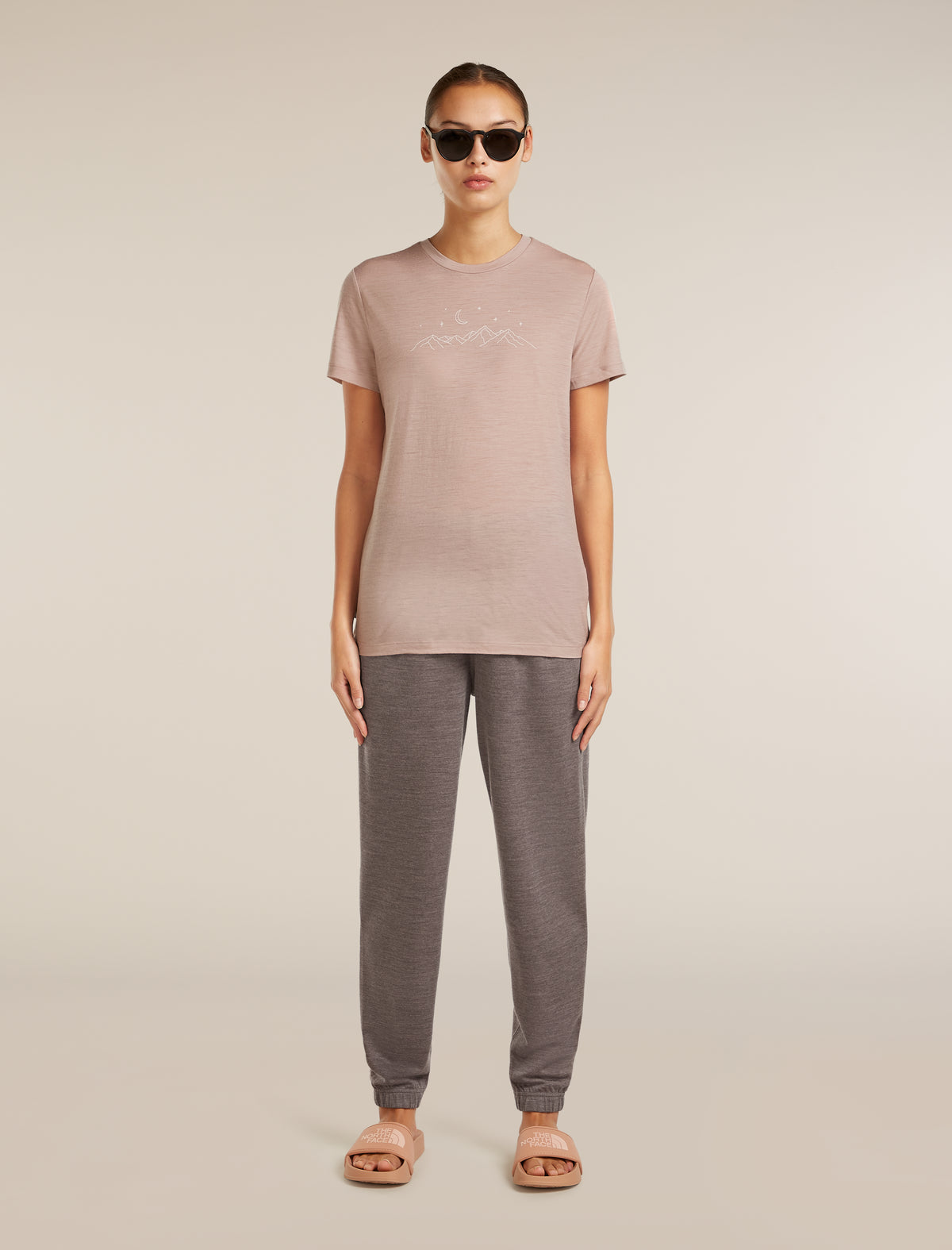 Women’s Merino 150 Tech Lite Short Sleeve T-Shirt Sparkling Stars Pink Quartz - 4