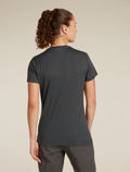 Women’s Merino 150 Tech Lite Short Sleeve T-Shirt Sunrise Summit Obsidian - 2