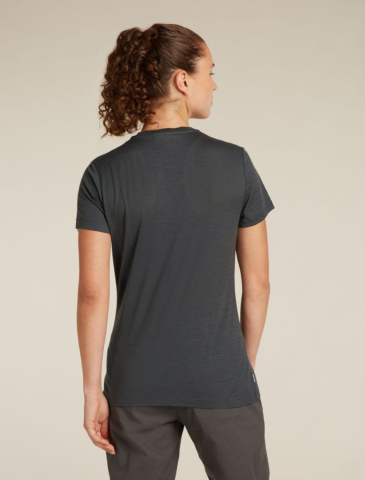 Women’s Merino 150 Tech Lite Short Sleeve T-Shirt Sunrise Summit Obsidian - 2