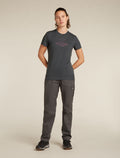 Women’s Merino 150 Tech Lite Short Sleeve T-Shirt Sunrise Summit Obsidian - 3