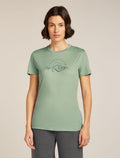 Women’s Merino 150 Tech Lite Short Sleeve T-Shirt Sunrise Summit Seaglass - 1