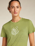 Women's Merino 150 Tech Lite Short Sleeve Tee Fresh Fern Olive - 5