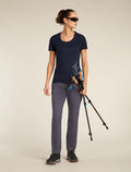 Women’s Merino 150 Tech Lite Short Sleeve Scoop T-Shirt Tee Panax Glacier - 4