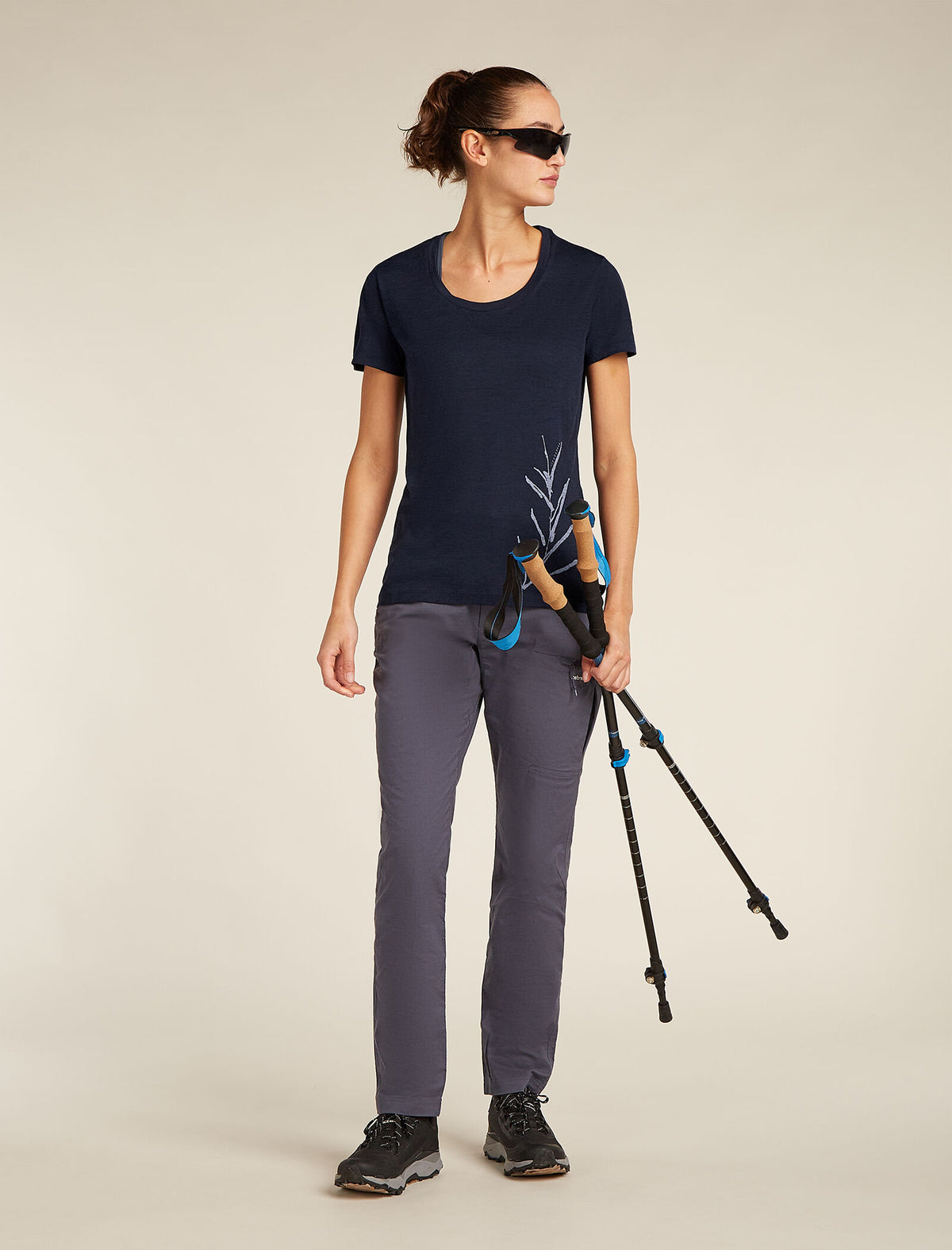 Women’s Merino 150 Tech Lite Short Sleeve Scoop T-Shirt Tee Panax Glacier - 4