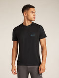 Men’s Merino 150 Tech Lite Short Sleeve T-Shirt IB Wordmark Black - 1