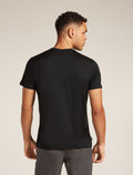 Men’s Merino 150 Tech Lite Short Sleeve T-Shirt IB Wordmark Black - 2