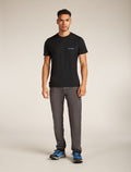 Men’s Merino 150 Tech Lite Short Sleeve T-Shirt IB Wordmark Black - 3