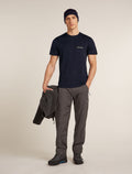 Men’s Merino 150 Tech Lite Short Sleeve T-Shirt IB Wordmark Glacier - 4
