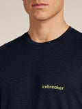 Men’s Merino 150 Tech Lite Short Sleeve T-Shirt IB Wordmark Glacier - 5