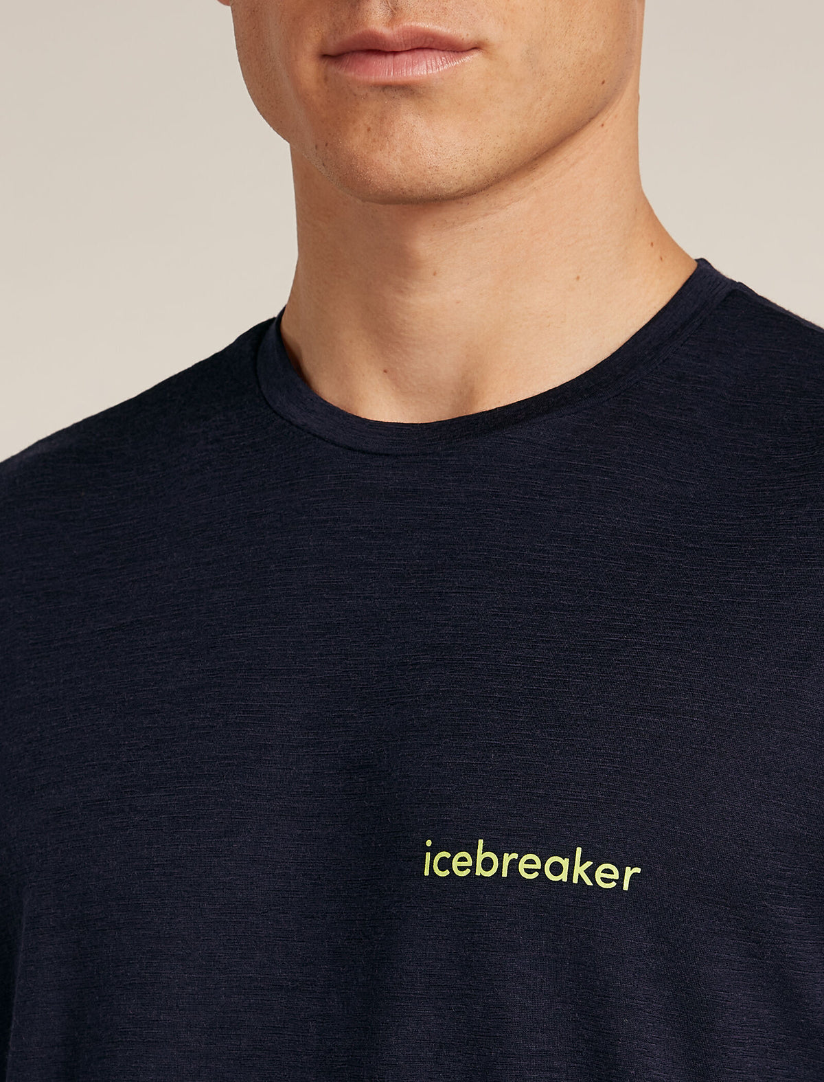 Men’s Merino 150 Tech Lite Short Sleeve T-Shirt IB Wordmark Glacier - 5