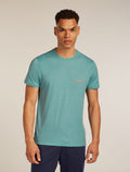 Men’s Merino 150 Tech Lite Short Sleeve T-Shirt IB Wordmark Hydro - 1
