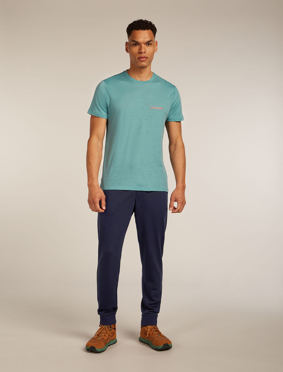 Men’s Merino 150 Tech Lite Short Sleeve T-Shirt IB Wordmark Hydro - 3
