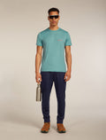 Men’s Merino 150 Tech Lite Short Sleeve T-Shirt IB Wordmark Hydro - 4