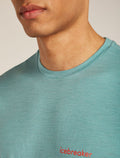 Men’s Merino 150 Tech Lite Short Sleeve T-Shirt IB Wordmark Hydro - 6