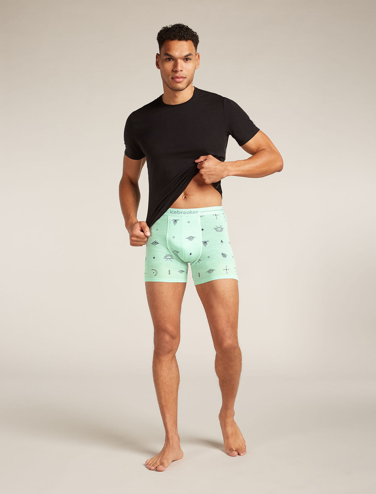 Men’s Merino 150 Anatomica Boxers Explore More Mint - 4