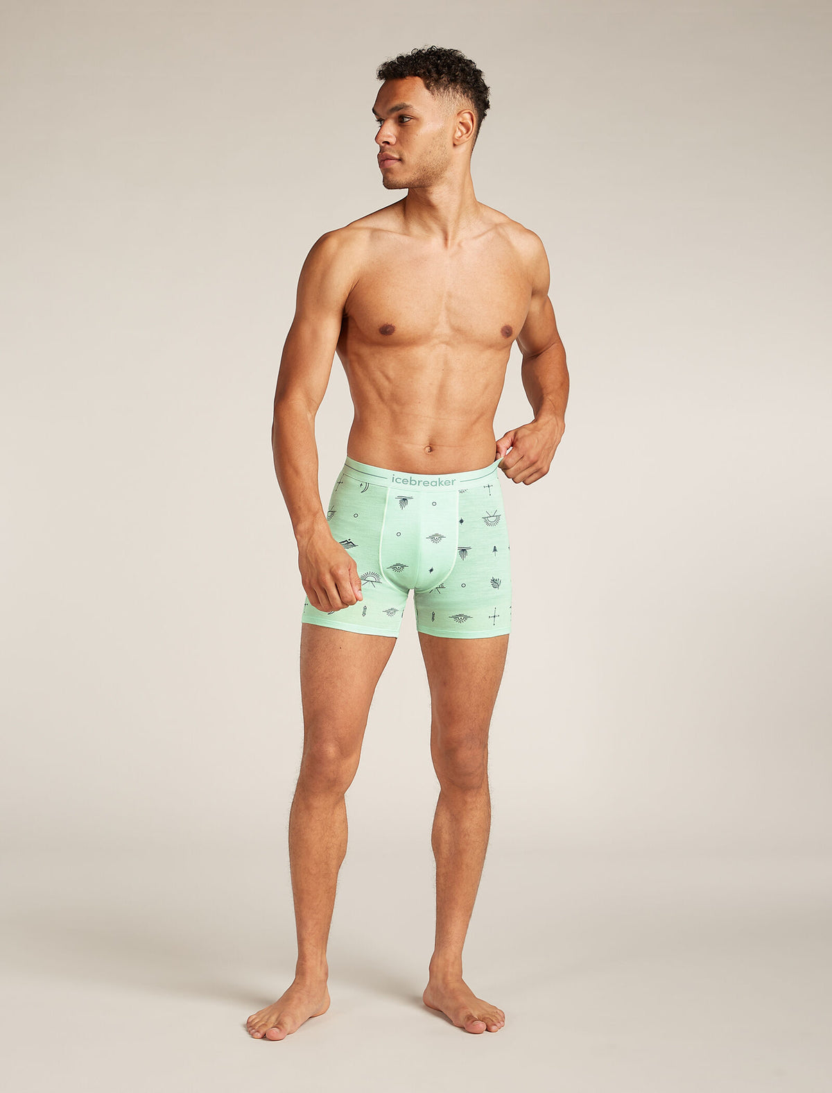 Men’s Merino 150 Anatomica Boxers Explore More Mint - 6