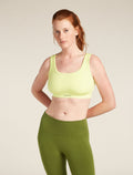 Women’s Merino Blend Rib Lotus Bra Citrine - 1