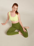 Women’s Merino Blend Rib Lotus Bra Citrine - 6
