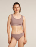 Women’s Merino Blend Rib Lotus Bra Summit - 1