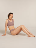Women’s Merino Blend Rib Lotus Bra Summit - 5
