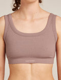 Women’s Merino Blend Rib Lotus Bra Summit - 7