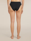 Women’s Merino Blend Rib Lotus Hipster Black - 2
