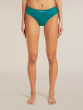 Women’s Merino Blend Rib Lotus Hipster Tidal teal - 1