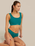 Women’s Merino Blend Rib Lotus Hipster Tidal teal - 5