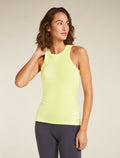 Women’s Merino Blend Rib Lotus Tank Citrine - 1