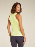 Women’s Merino Blend Rib Lotus Tank Citrine - 3