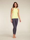 Women’s Merino Blend Rib Lotus Tank Citrine - 4