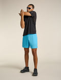 Men’s Merino Blend 125 Cool-Lite™ Speed Short Sleeve Quarter Zip Top Black - 4