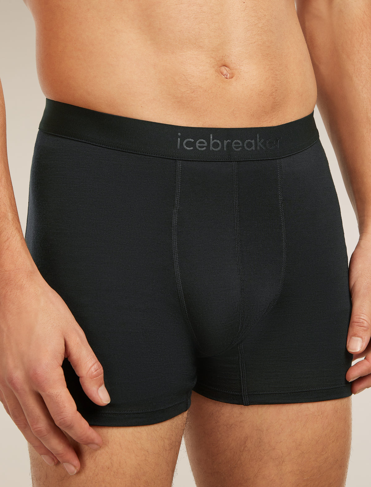 Men’s Merino Blend 125 ZoneKnit™ Boxers Black - 4