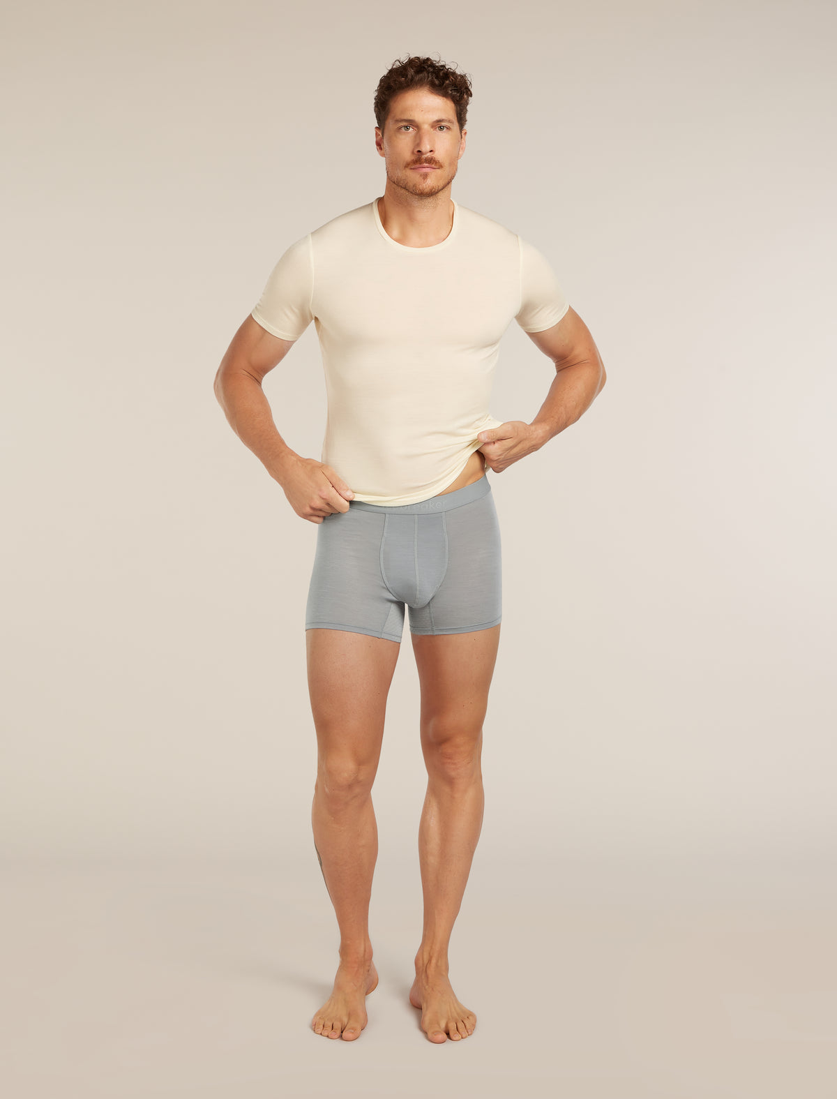 Men’s Merino Blend 125 ZoneKnit™ Boxers Alloy - 6