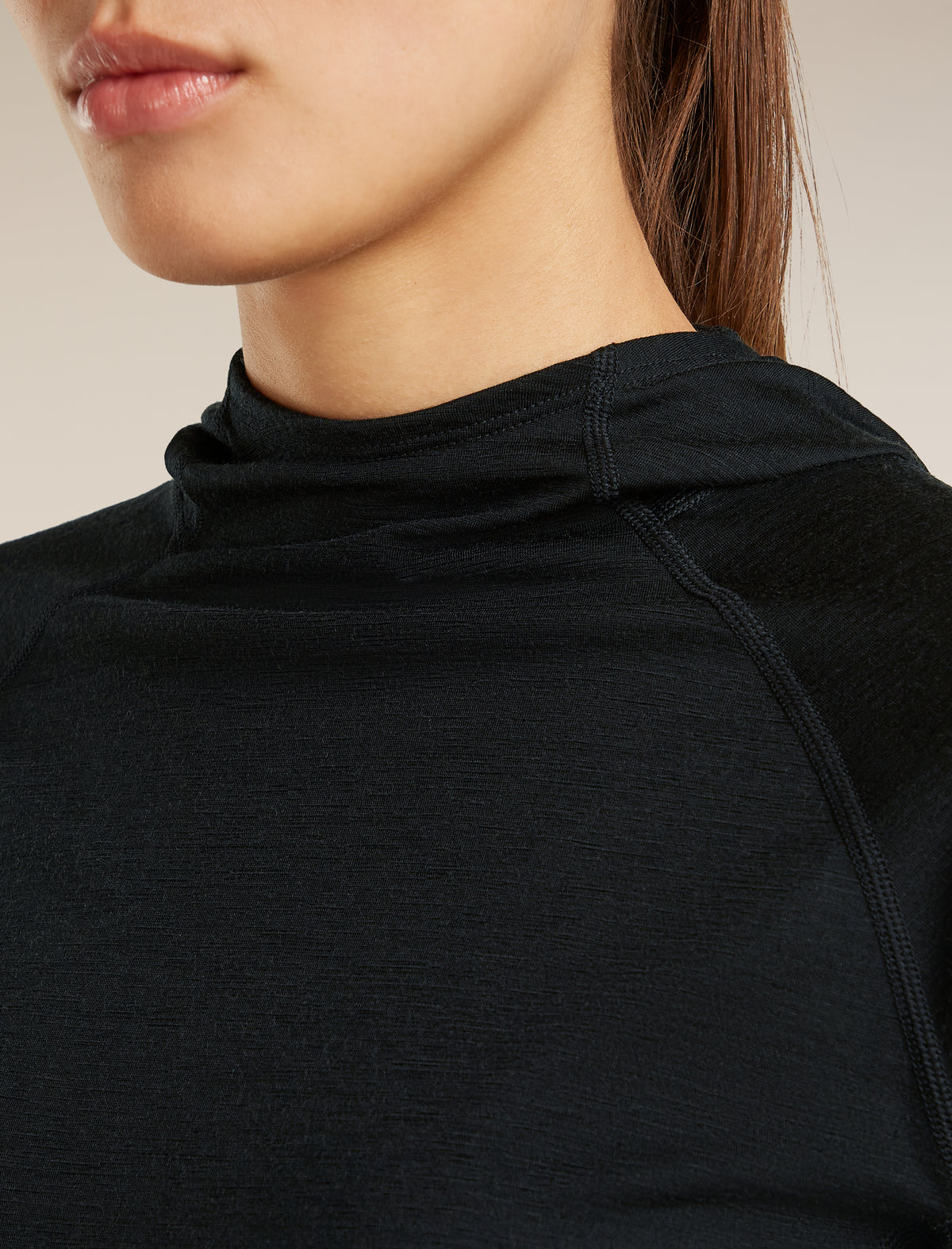 Women’s 150 MerinoFine™ Ace Long Sleeve Hoodie UPF Black - 11