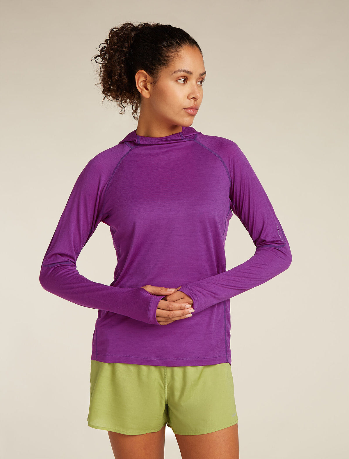Women’s 150 MerinoFine™ Ace Long Sleeve Hoodie Passion - 1
