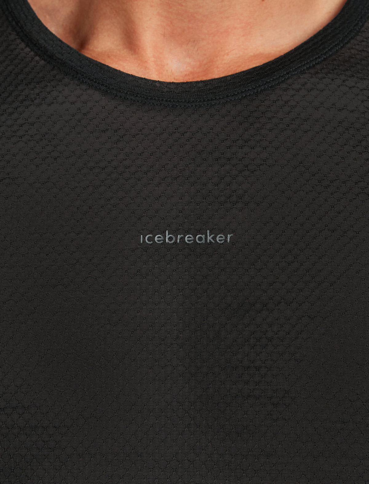 Men’s Merino Blend 75 Cool-Lite™ Featherlight™ Long Sleeve Crew Thermal Top Black - 5