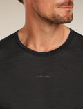 Men’s Merino Blend 75 Cool-Lite™ Featherlight™ Long Sleeve Crew Thermal Top Black - 7