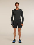 Men’s Merino Blend 75 Cool-Lite™ Featherlight™ Long Sleeve Crew Thermal Top Black - 4